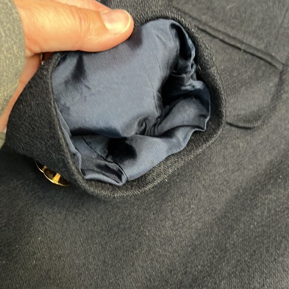 ETIENNE AIGNER WOOL NAVY BLUE BLAZER 6 - Picture 10 of 16